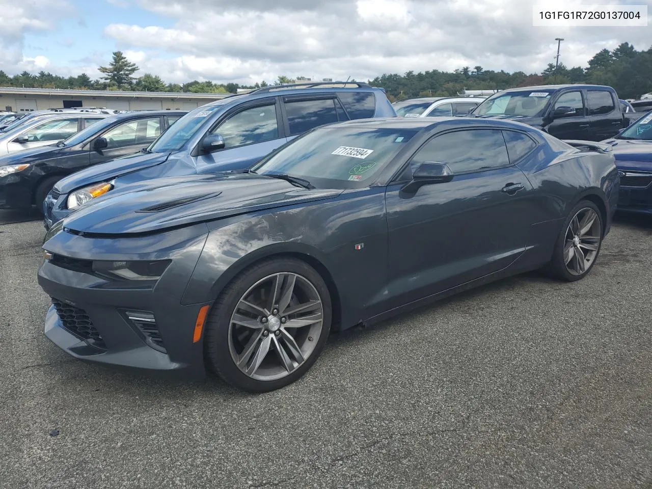 2016 Chevrolet Camaro Ss VIN: 1G1FG1R72G0137004 Lot: 71732594