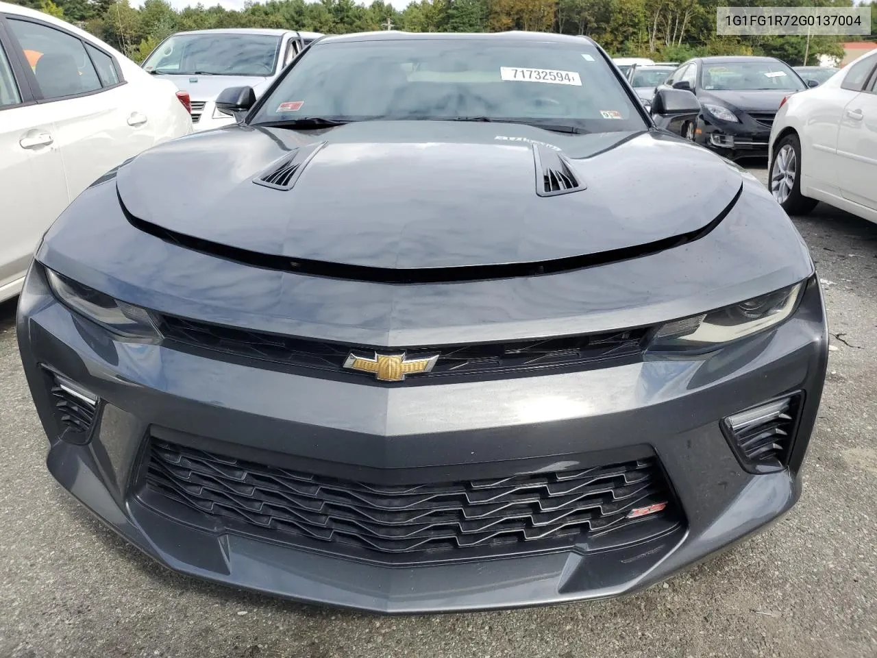 2016 Chevrolet Camaro Ss VIN: 1G1FG1R72G0137004 Lot: 71732594