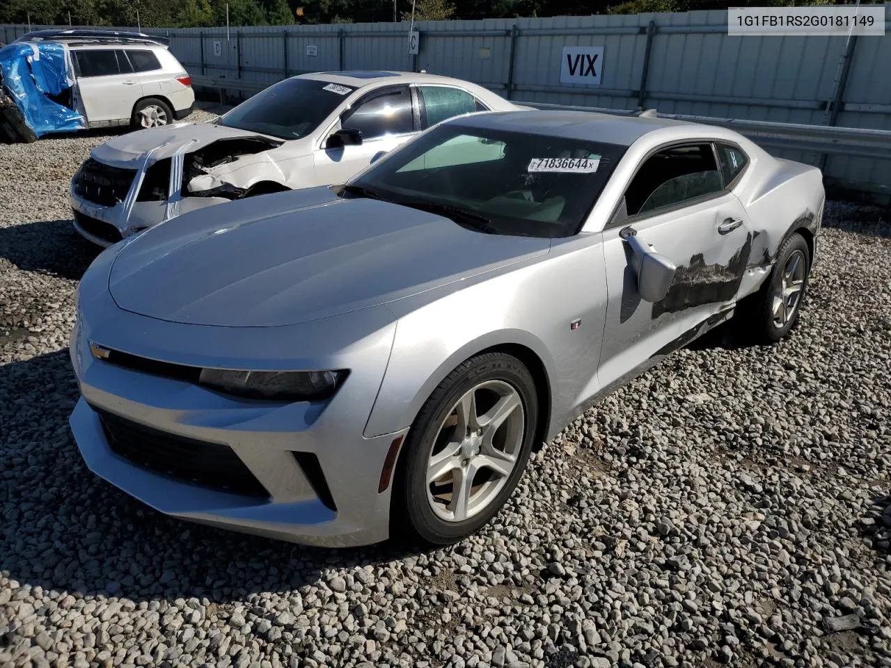 2016 Chevrolet Camaro Lt VIN: 1G1FB1RS2G0181149 Lot: 71836644