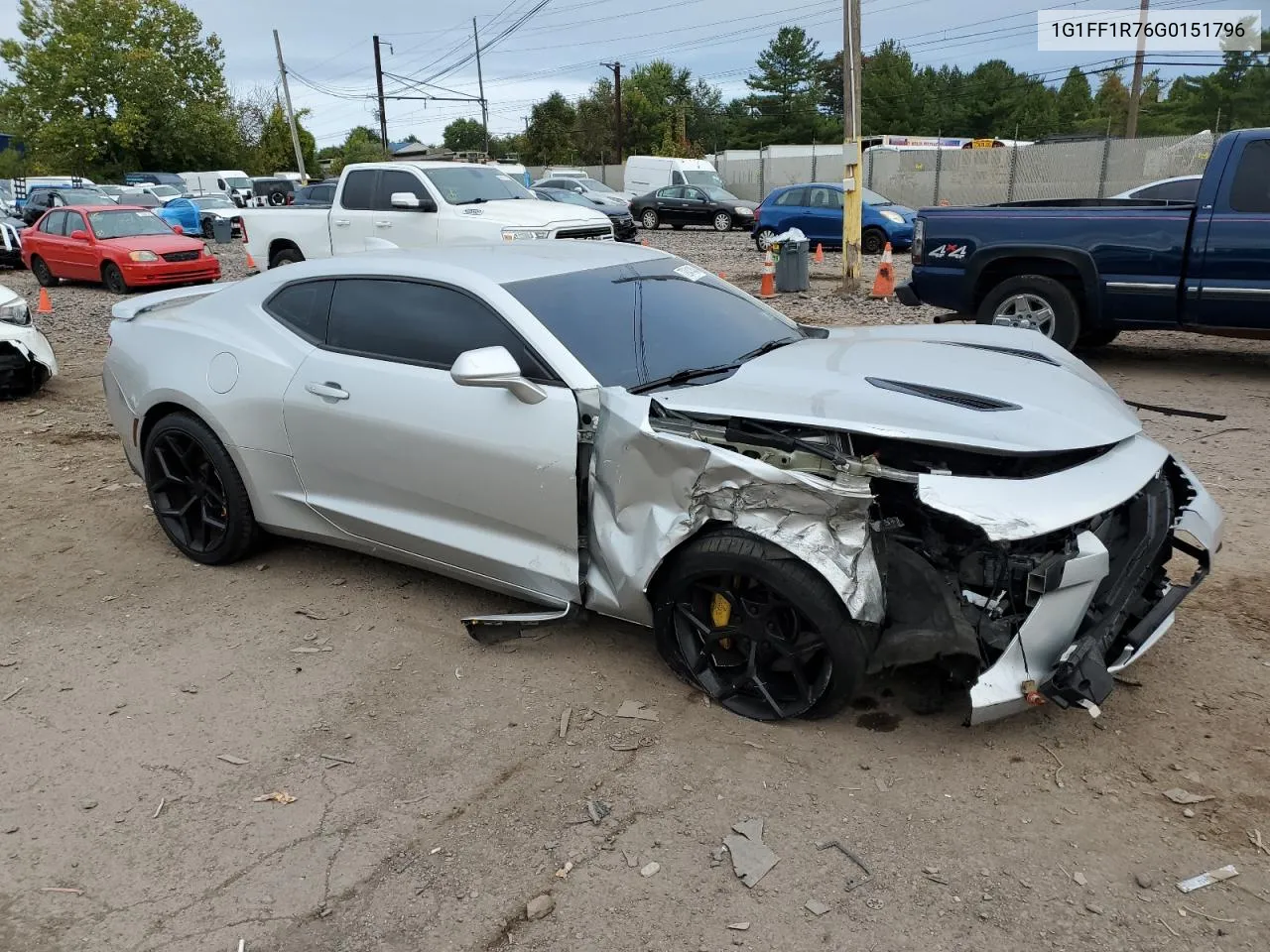 2016 Chevrolet Camaro Ss VIN: 1G1FF1R76G0151796 Lot: 72041404