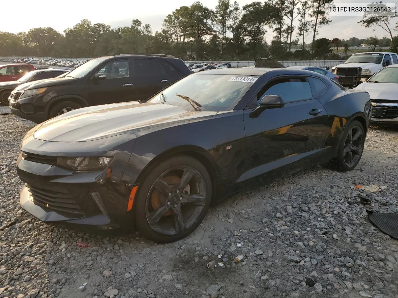 2016 Chevrolet Camaro Lt VIN: 1G1FD1RS3G0126543 Lot: 72810814