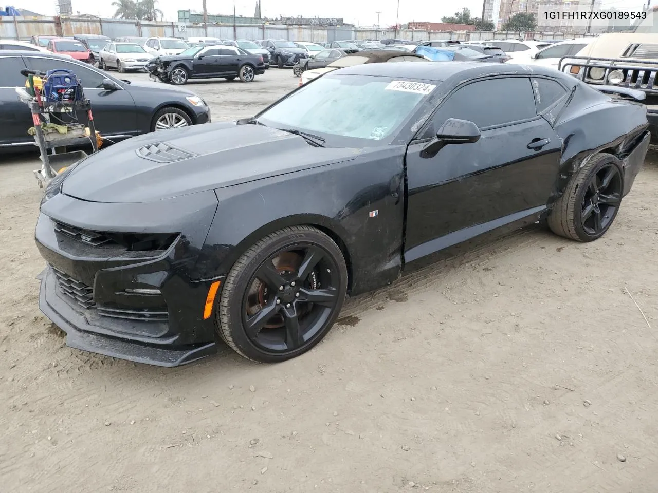 2016 Chevrolet Camaro Ss VIN: 1G1FH1R7XG0189543 Lot: 73430324