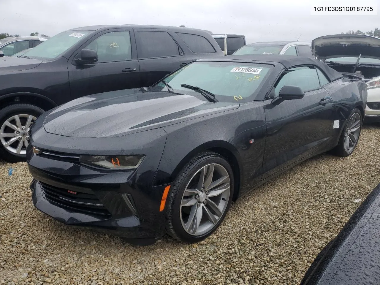 2016 Chevrolet Camaro Lt VIN: 1G1FD3DS1G0187795 Lot: 74125604