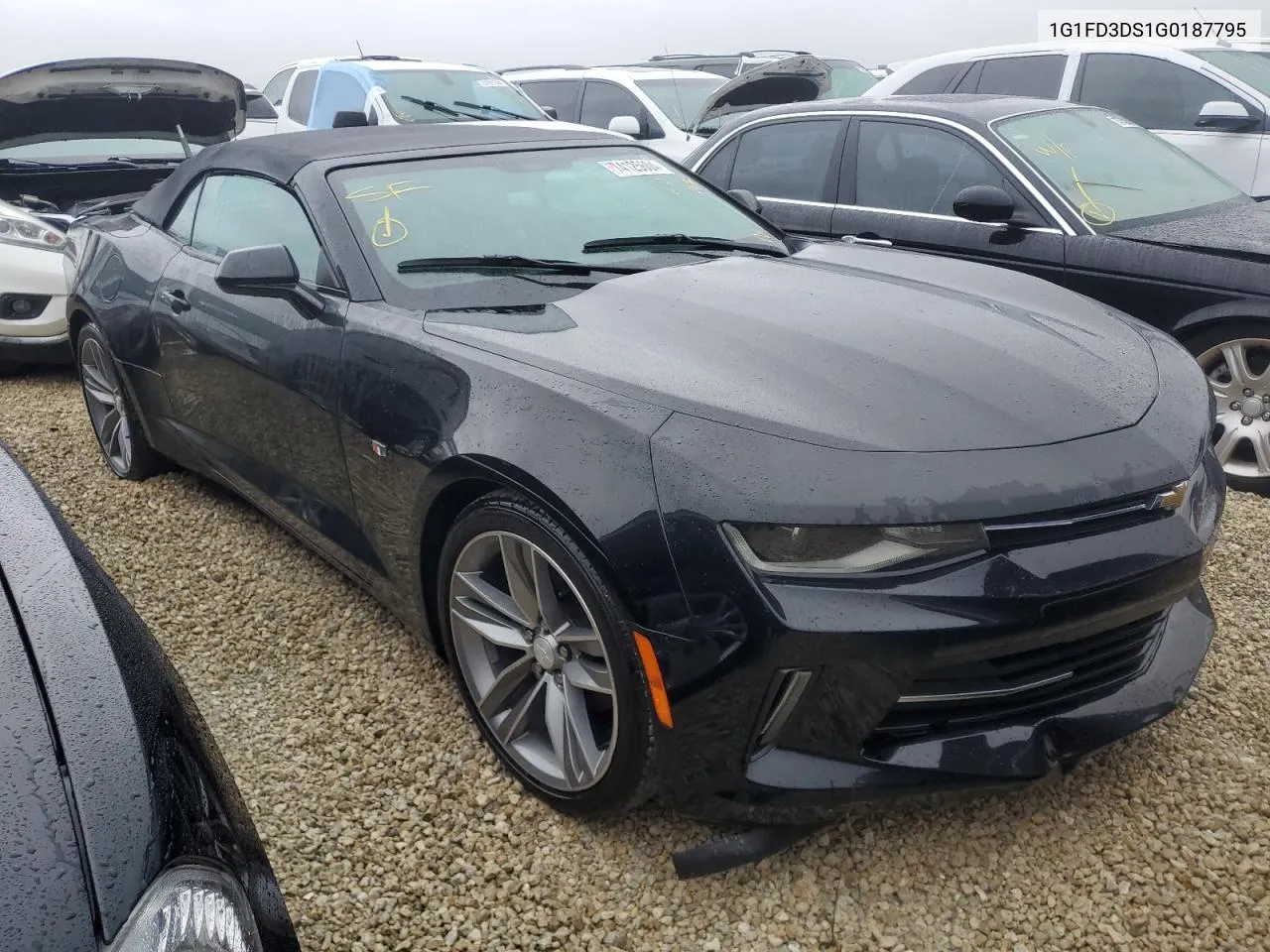 2016 Chevrolet Camaro Lt VIN: 1G1FD3DS1G0187795 Lot: 74125604