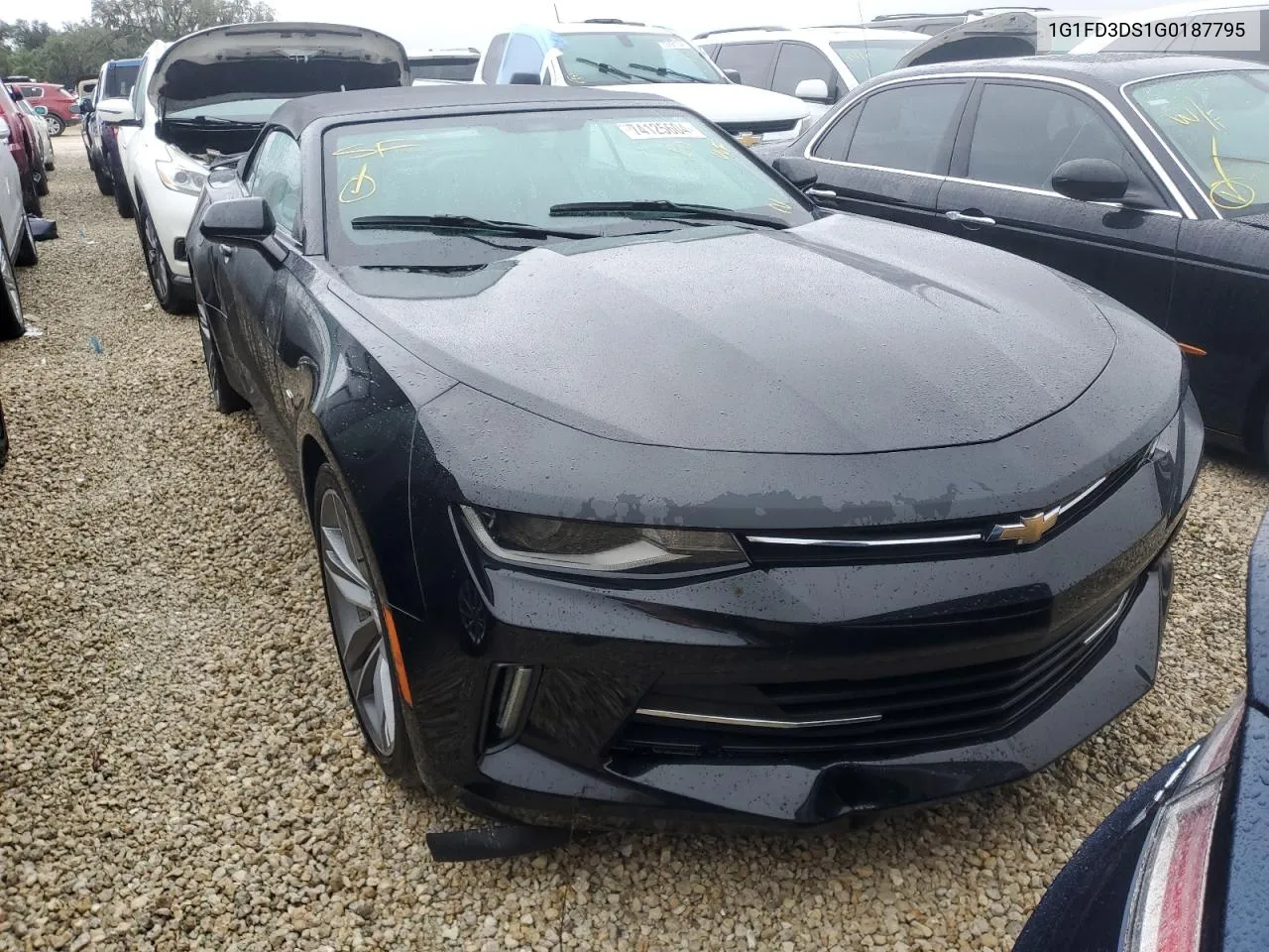 2016 Chevrolet Camaro Lt VIN: 1G1FD3DS1G0187795 Lot: 74125604