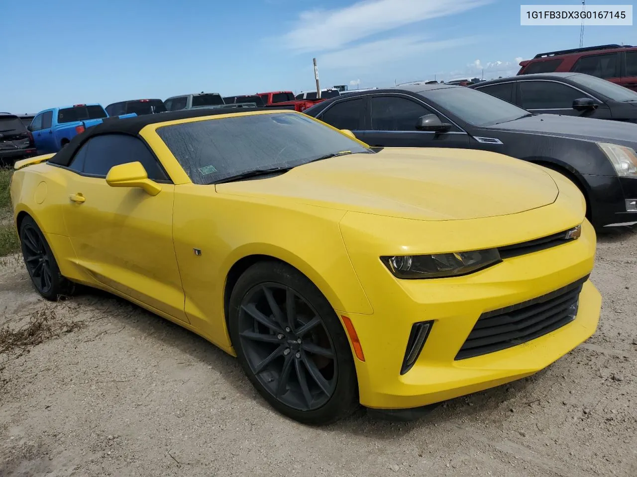 2016 Chevrolet Camaro Lt VIN: 1G1FB3DX3G0167145 Lot: 74476034