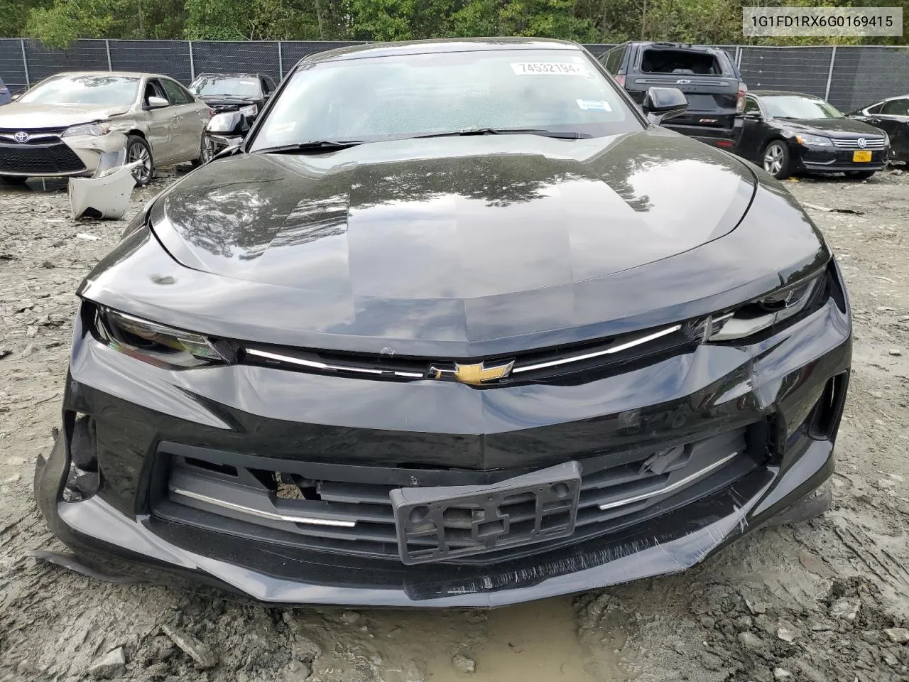 2016 Chevrolet Camaro Lt VIN: 1G1FD1RX6G0169415 Lot: 74532194