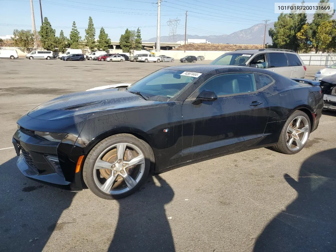 2016 Chevrolet Camaro Ss VIN: 1G1FG1R72G0131669 Lot: 74587444