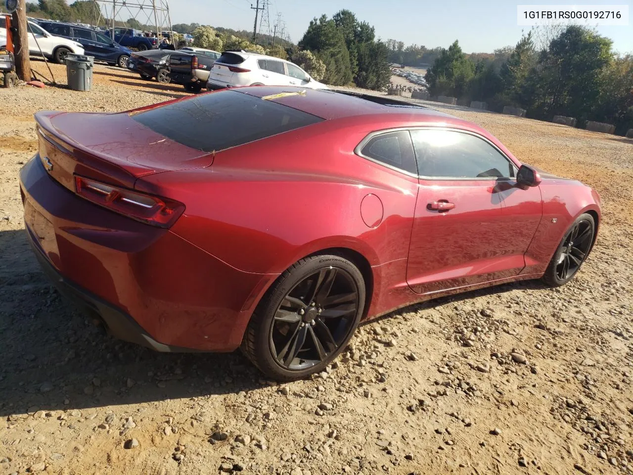 2016 Chevrolet Camaro Lt VIN: 1G1FB1RS0G0192716 Lot: 75226544