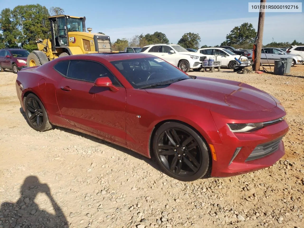 2016 Chevrolet Camaro Lt VIN: 1G1FB1RS0G0192716 Lot: 75226544