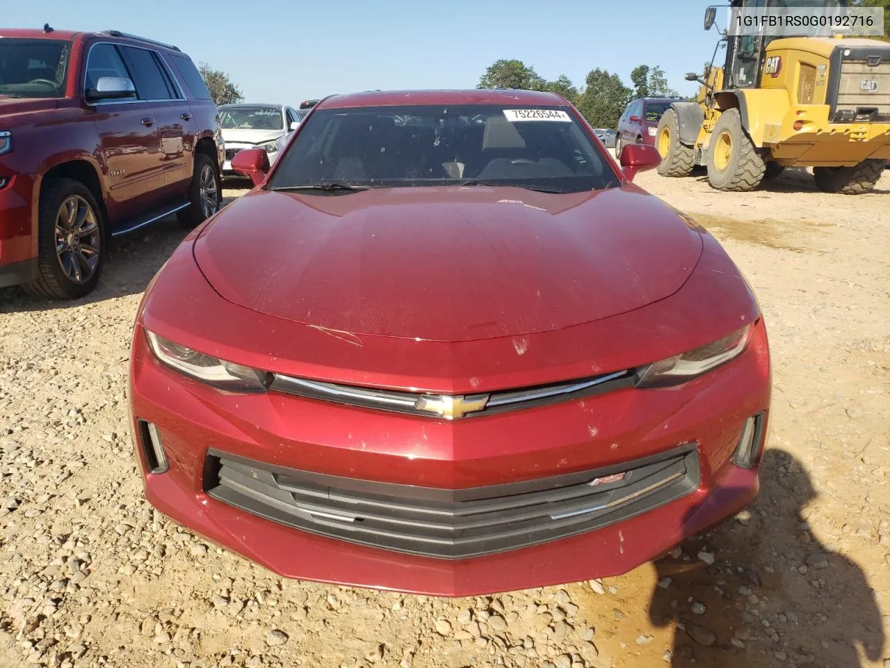 2016 Chevrolet Camaro Lt VIN: 1G1FB1RS0G0192716 Lot: 75226544