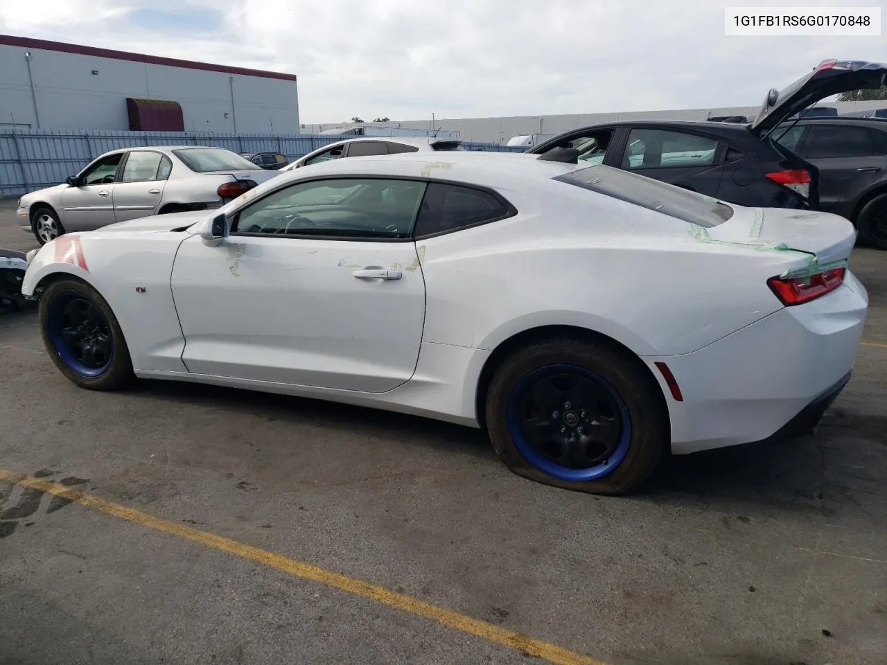 2016 Chevrolet Camaro Lt VIN: 1G1FB1RS6G0170848 Lot: 75492234