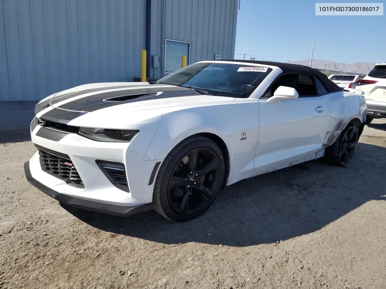 2016 Chevrolet Camaro Ss VIN: 1G1FH3D73G0186017 Lot: 75528954