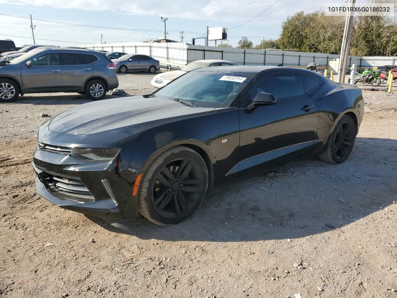 2016 Chevrolet Camaro Lt VIN: 1G1FD1RX6G0186232 Lot: 75932314