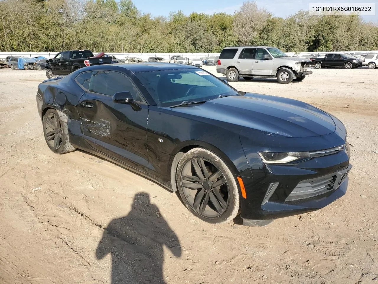 2016 Chevrolet Camaro Lt VIN: 1G1FD1RX6G0186232 Lot: 75932314