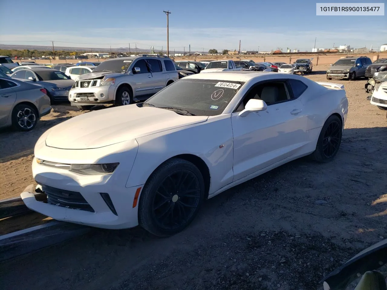 2016 Chevrolet Camaro Lt VIN: 1G1FB1RS9G0135477 Lot: 76124724