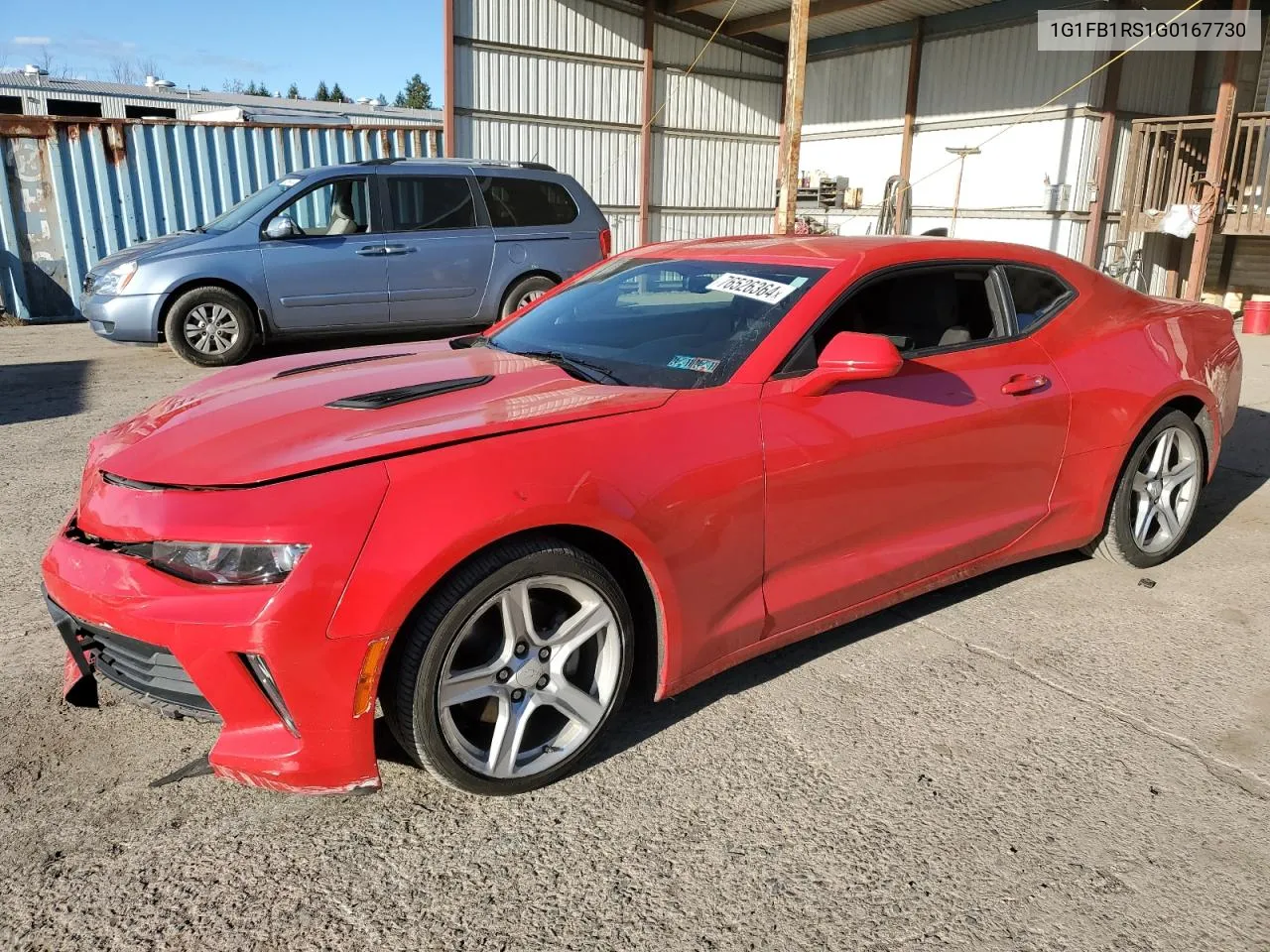 2016 Chevrolet Camaro Lt VIN: 1G1FB1RS1G0167730 Lot: 76526364