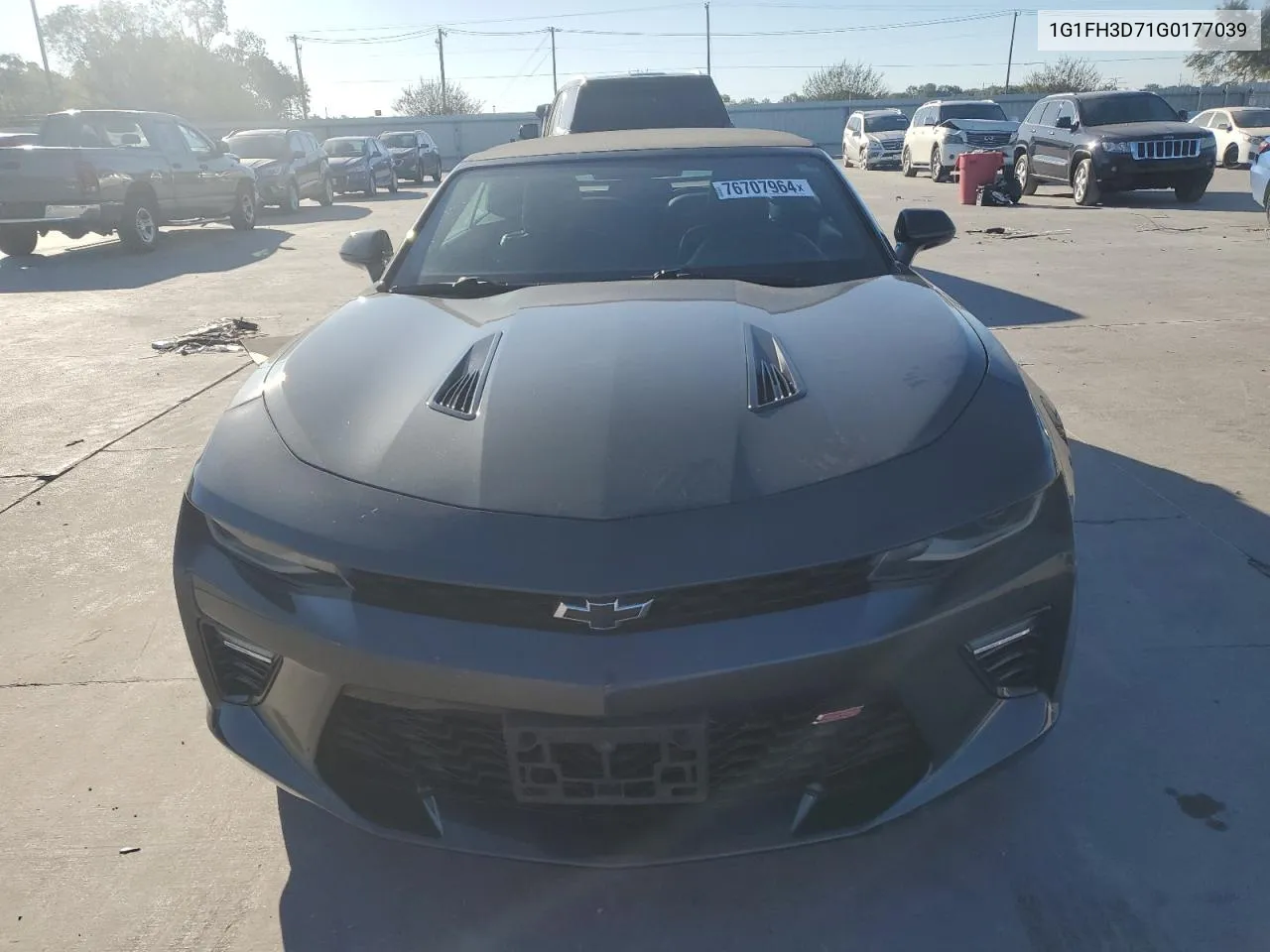 2016 Chevrolet Camaro Ss VIN: 1G1FH3D71G0177039 Lot: 76707964