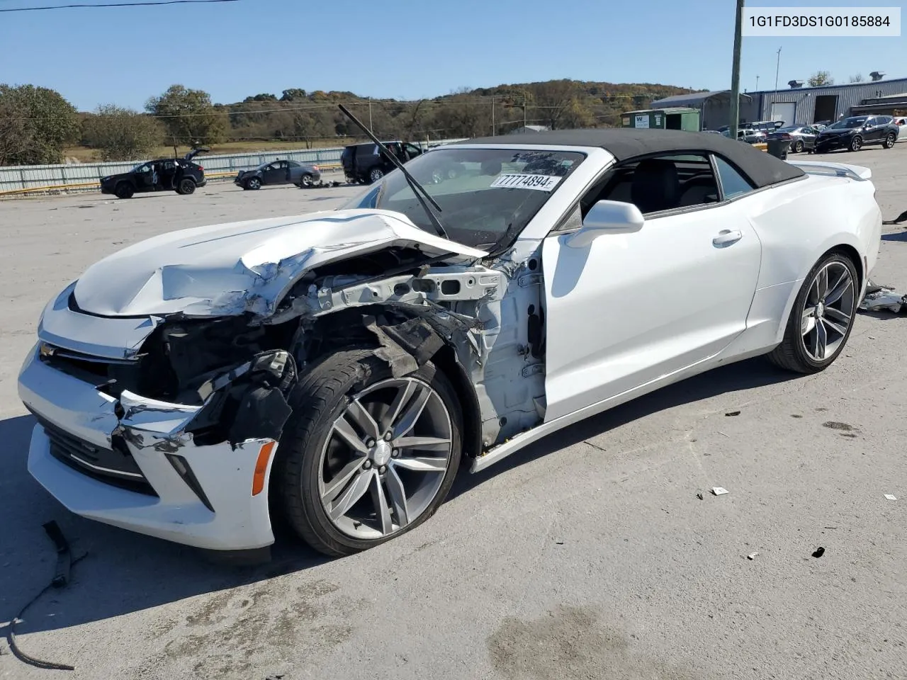 2016 Chevrolet Camaro Lt VIN: 1G1FD3DS1G0185884 Lot: 77774894