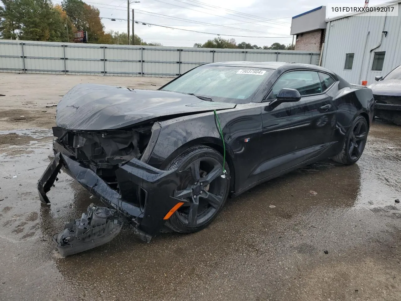 2016 Chevrolet Camaro Lt VIN: 1G1FD1RXXG0192017 Lot: 79037904