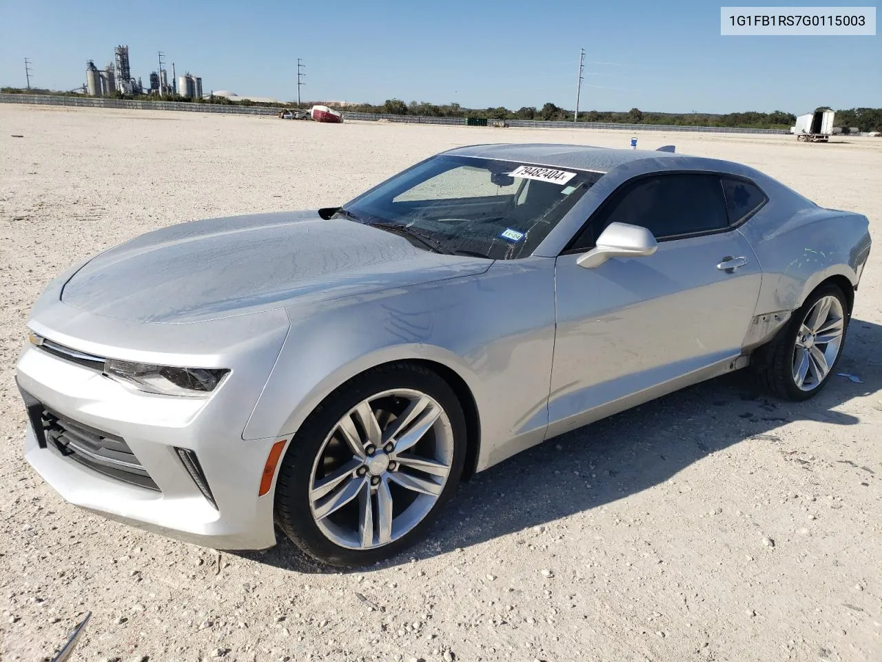 2016 Chevrolet Camaro Lt VIN: 1G1FB1RS7G0115003 Lot: 79482404