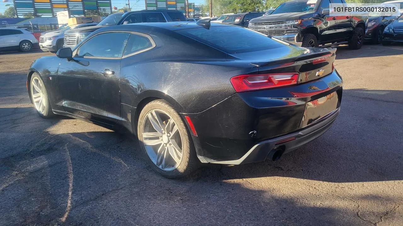 2016 Chevrolet Camaro Lt VIN: 1G1FB1RS0G0132015 Lot: 80146624