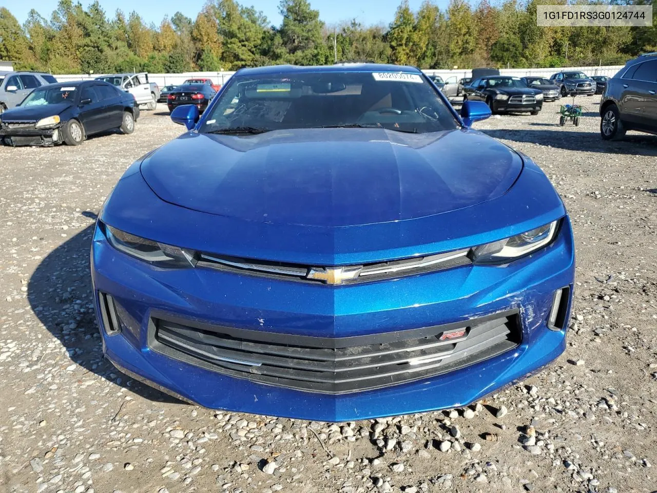 2016 Chevrolet Camaro Lt VIN: 1G1FD1RS3G0124744 Lot: 80205074