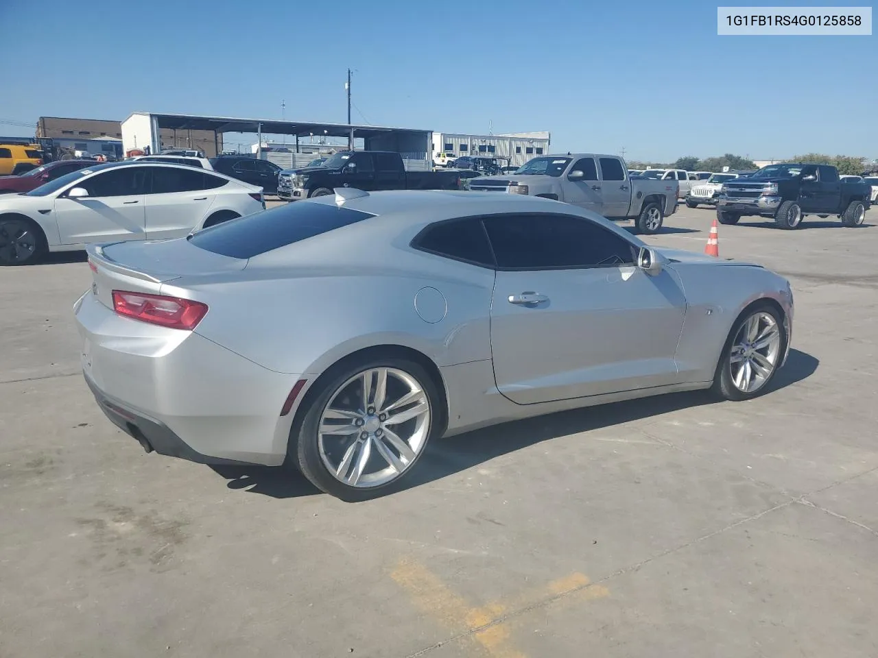 2016 Chevrolet Camaro Lt VIN: 1G1FB1RS4G0125858 Lot: 80640544