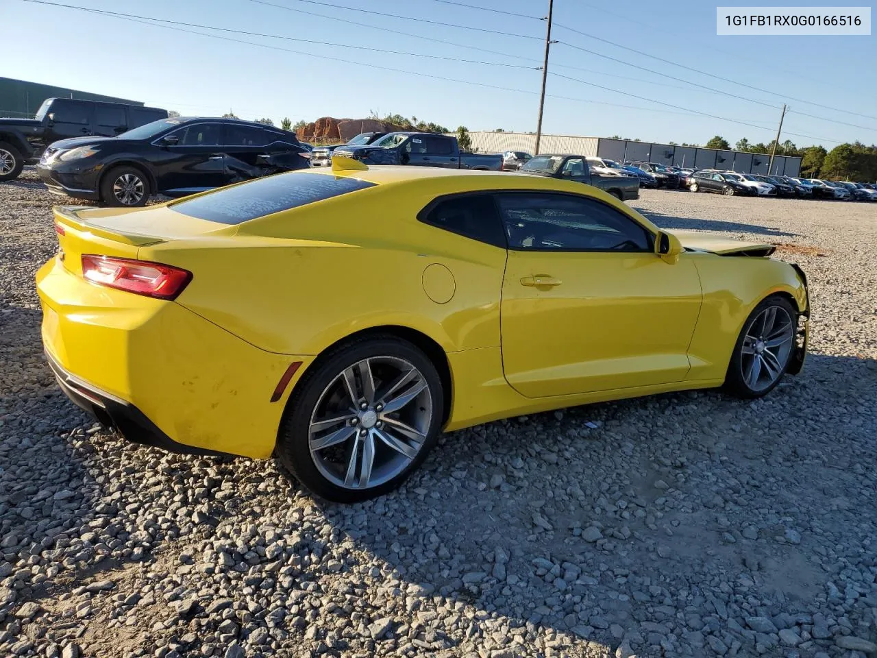 2016 Chevrolet Camaro Lt VIN: 1G1FB1RX0G0166516 Lot: 81101264