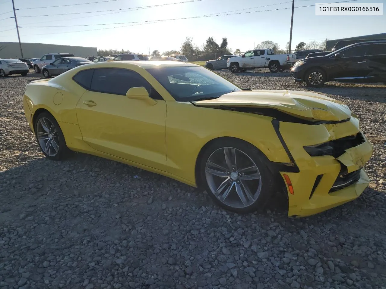 2016 Chevrolet Camaro Lt VIN: 1G1FB1RX0G0166516 Lot: 81101264