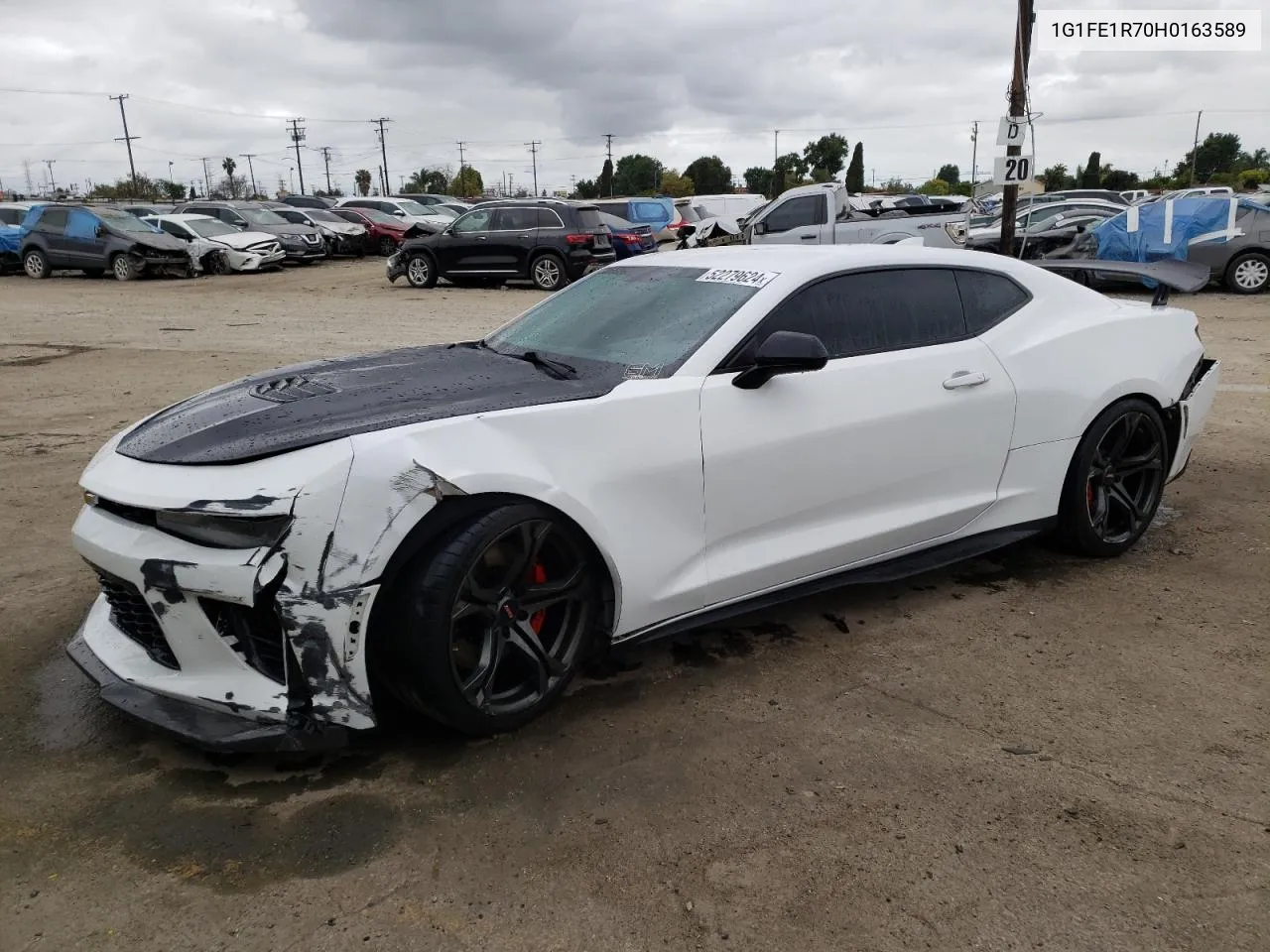 2017 Chevrolet Camaro Ss VIN: 1G1FE1R70H0163589 Lot: 52279624