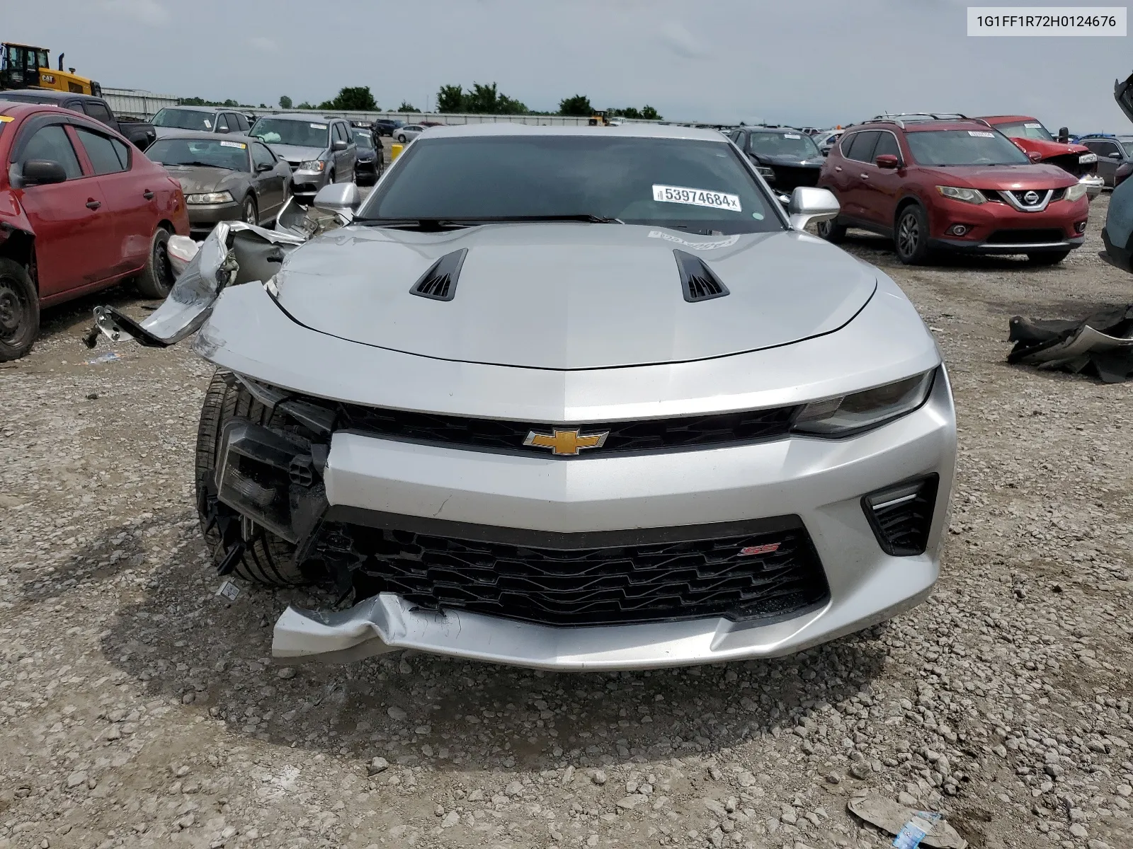 2017 Chevrolet Camaro Ss VIN: 1G1FF1R72H0124676 Lot: 53974684