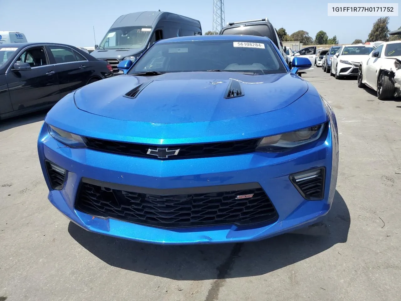 2017 Chevrolet Camaro Ss VIN: 1G1FF1R77H0171752 Lot: 56108284