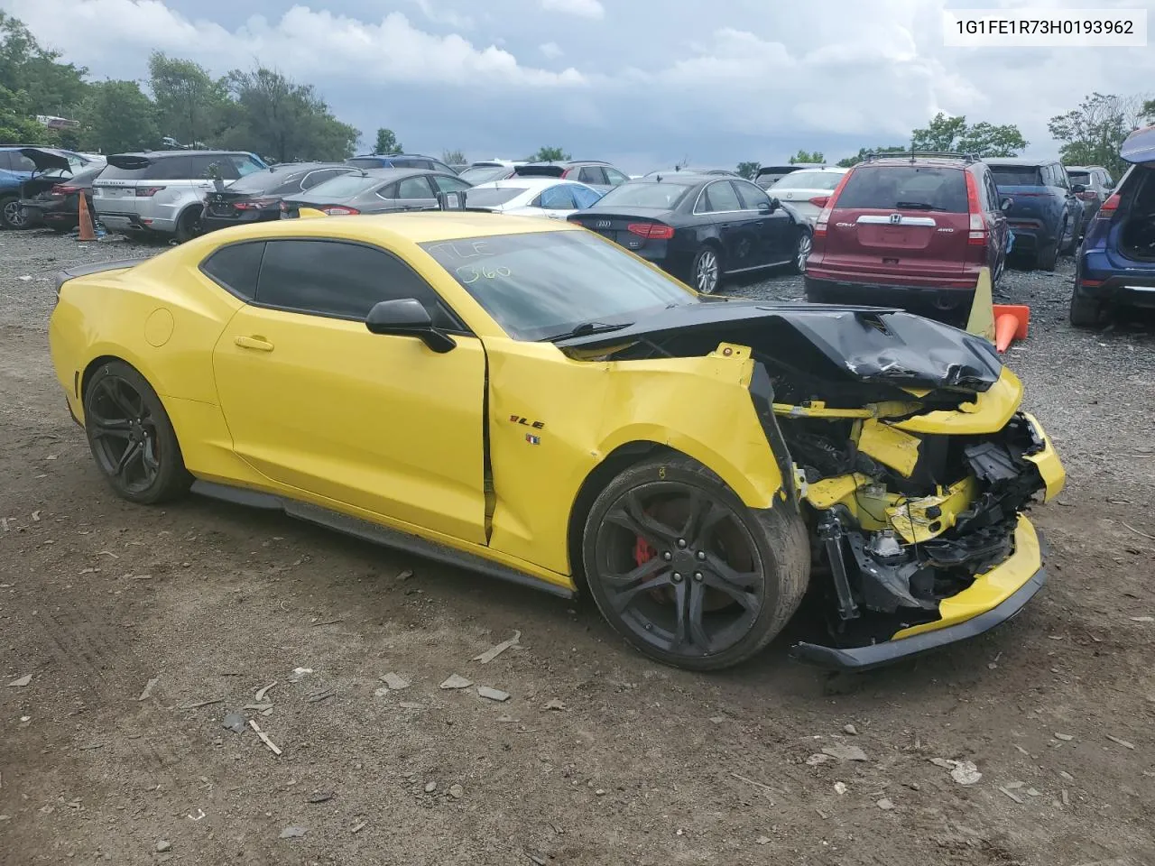 2017 Chevrolet Camaro Ss VIN: 1G1FE1R73H0193962 Lot: 57480234