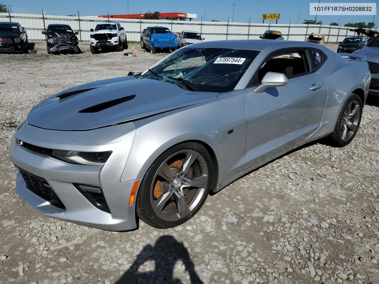 2017 Chevrolet Camaro Ss VIN: 1G1FF1R75H0208832 Lot: 57897544