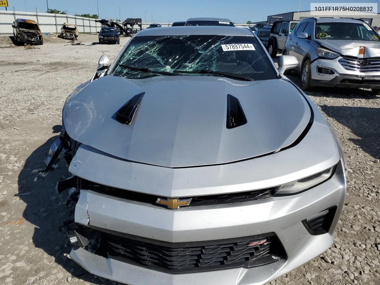 2017 Chevrolet Camaro Ss VIN: 1G1FF1R75H0208832 Lot: 57897544