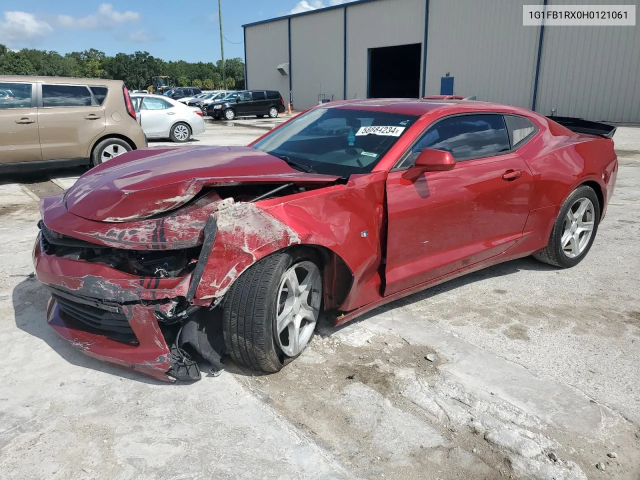 2017 Chevrolet Camaro Lt VIN: 1G1FB1RX0H0121061 Lot: 58884234