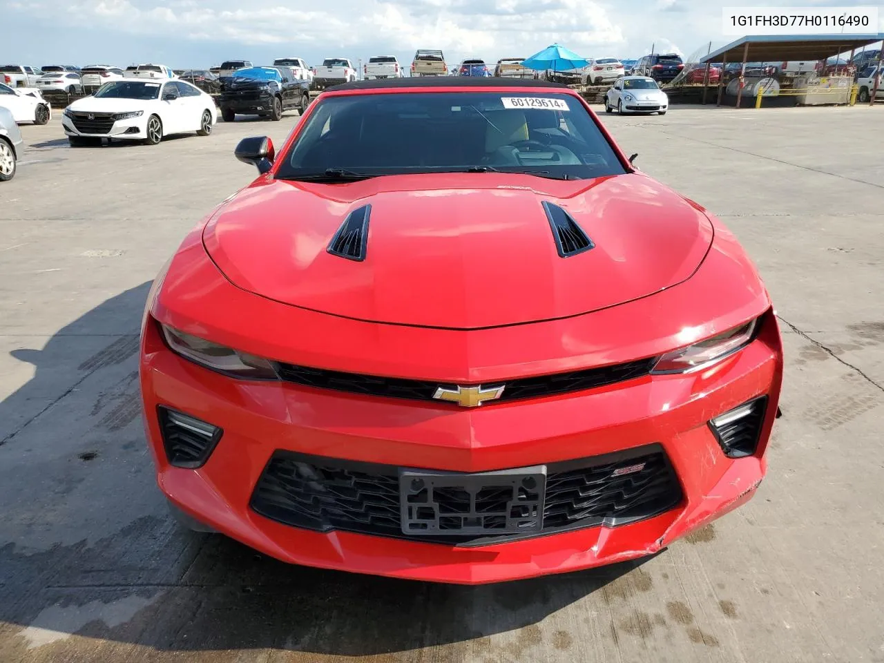 2017 Chevrolet Camaro Ss VIN: 1G1FH3D77H0116490 Lot: 60129614