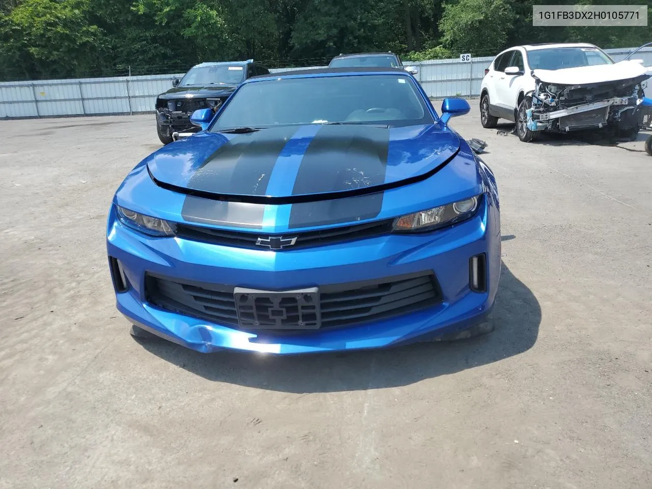 2017 Chevrolet Camaro Lt VIN: 1G1FB3DX2H0105771 Lot: 62717184