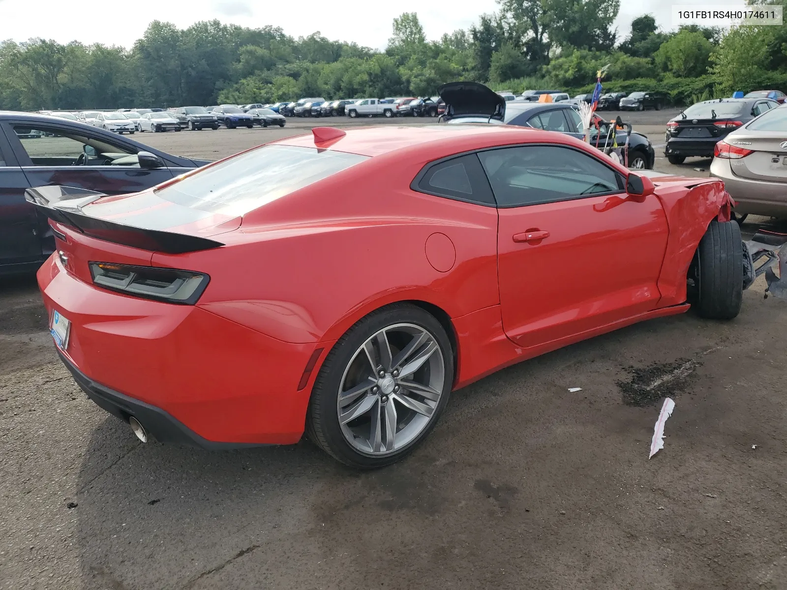 2017 Chevrolet Camaro Lt VIN: 1G1FB1RS4H0174611 Lot: 63301194