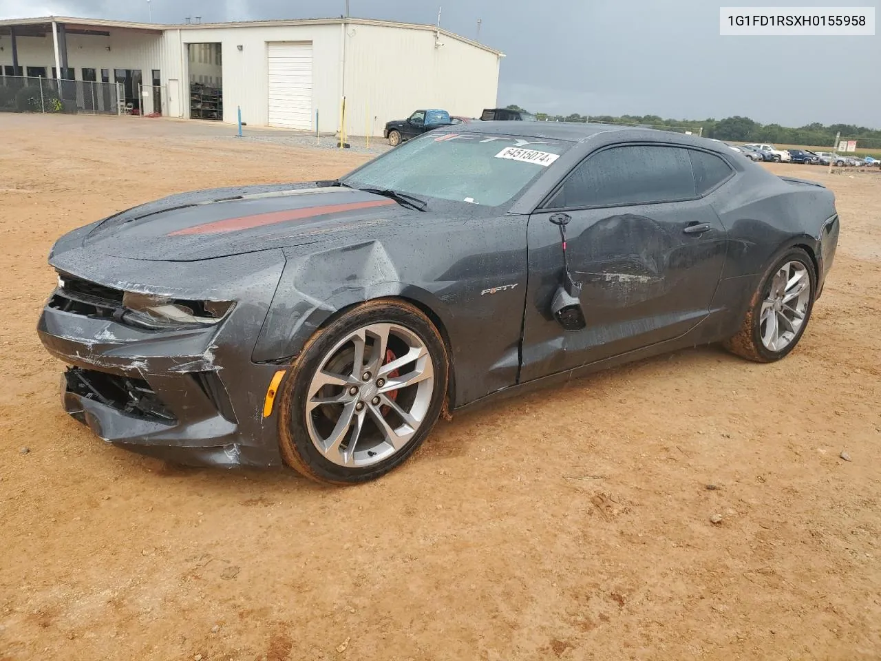 2017 Chevrolet Camaro Lt VIN: 1G1FD1RSXH0155958 Lot: 64515074