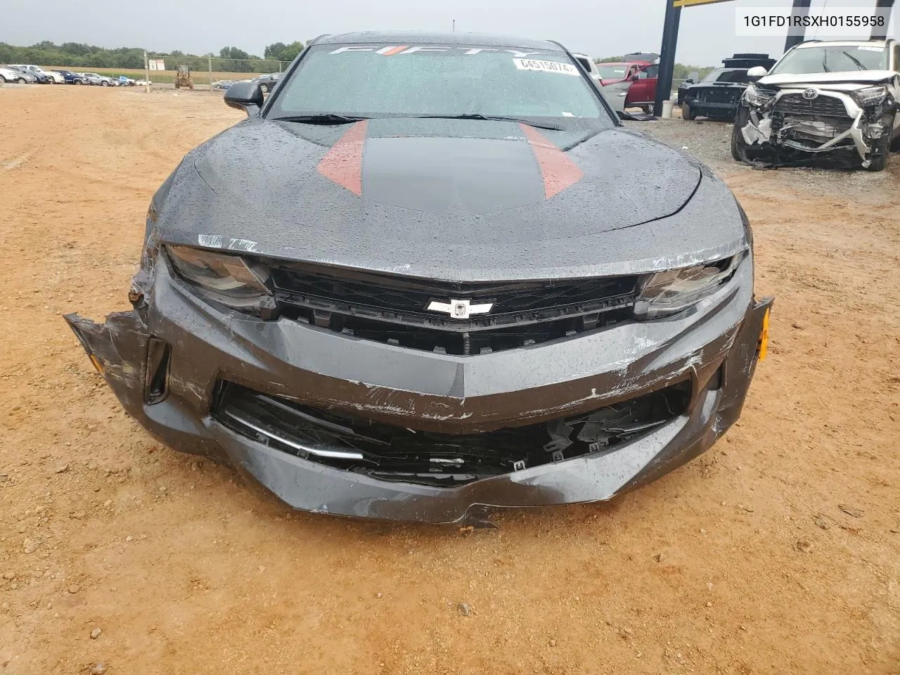 2017 Chevrolet Camaro Lt VIN: 1G1FD1RSXH0155958 Lot: 64515074