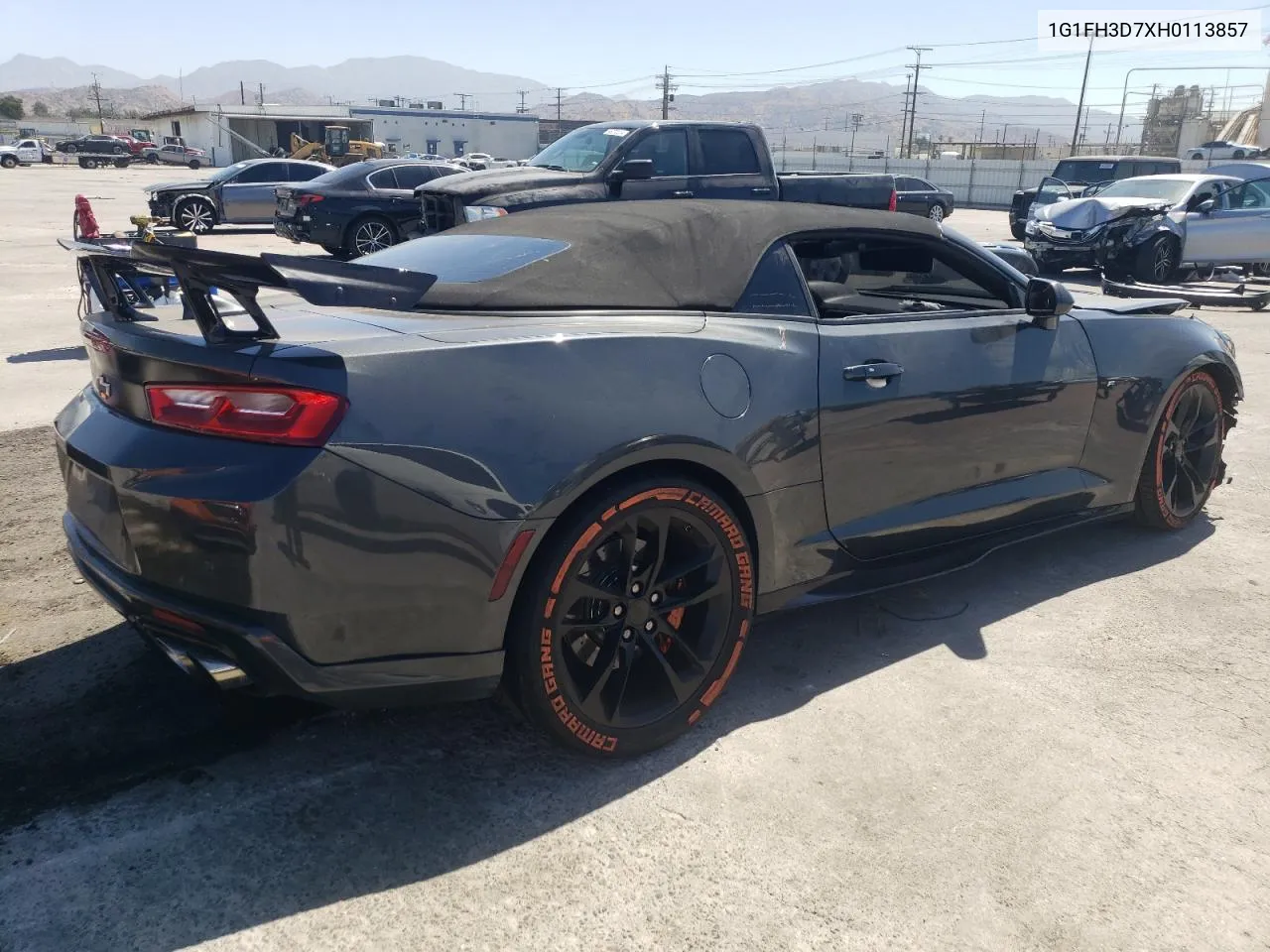 2017 Chevrolet Camaro Ss VIN: 1G1FH3D7XH0113857 Lot: 65484494