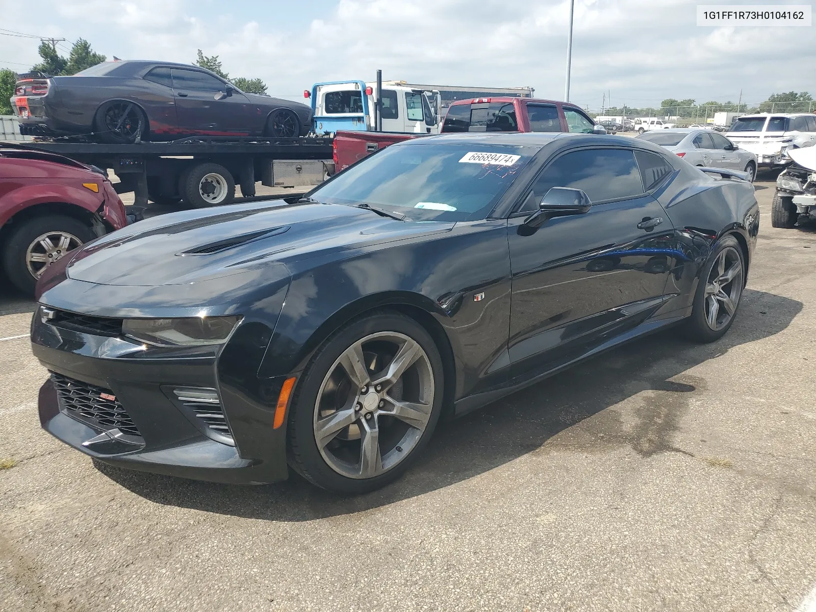 2017 Chevrolet Camaro Ss VIN: 1G1FF1R73H0104162 Lot: 66689474