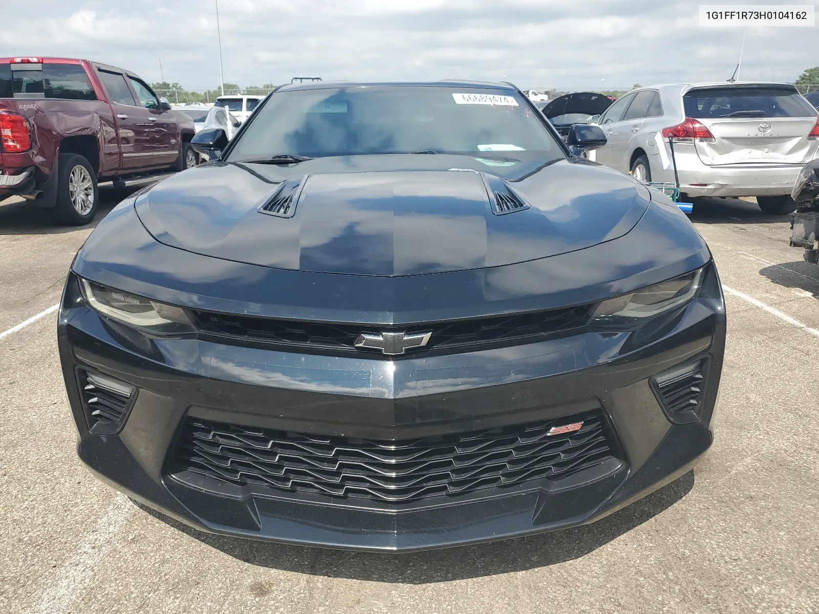 2017 Chevrolet Camaro Ss VIN: 1G1FF1R73H0104162 Lot: 66689474