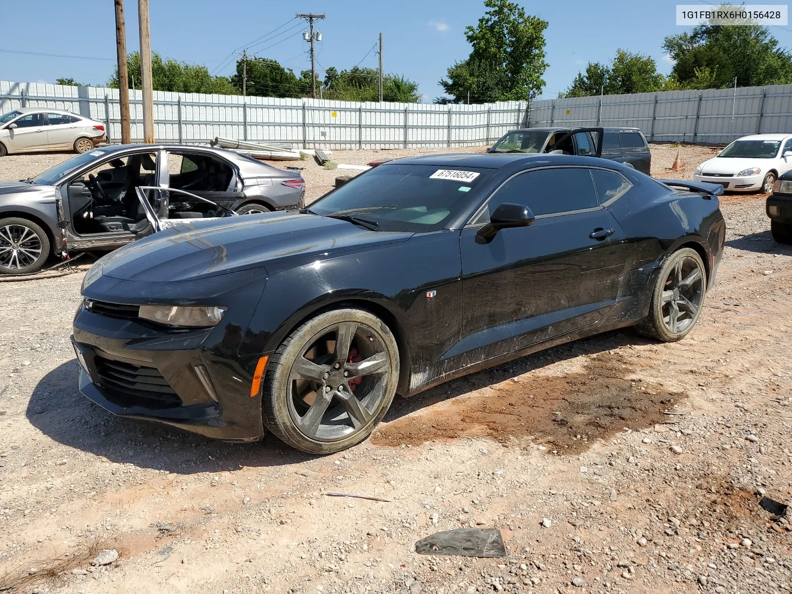 2017 Chevrolet Camaro Lt VIN: 1G1FB1RX6H0156428 Lot: 67516054