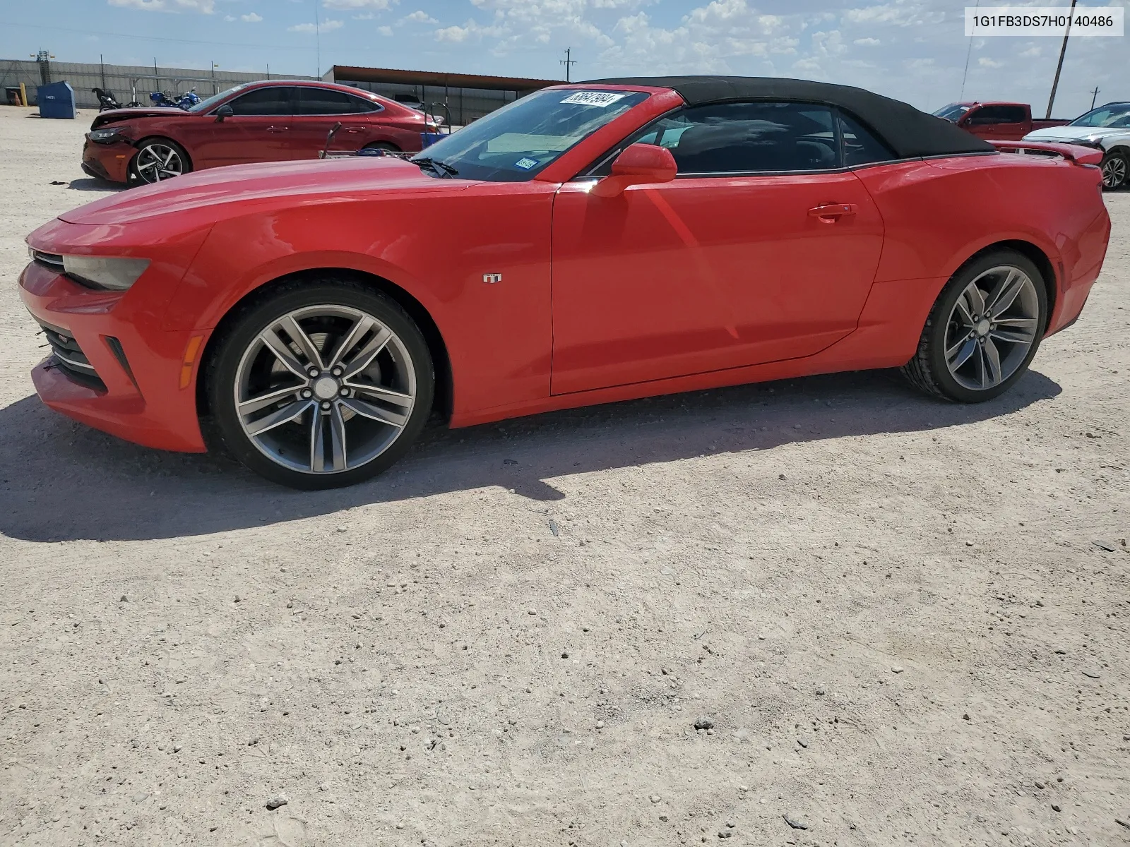 2017 Chevrolet Camaro Lt VIN: 1G1FB3DS7H0140486 Lot: 68647984