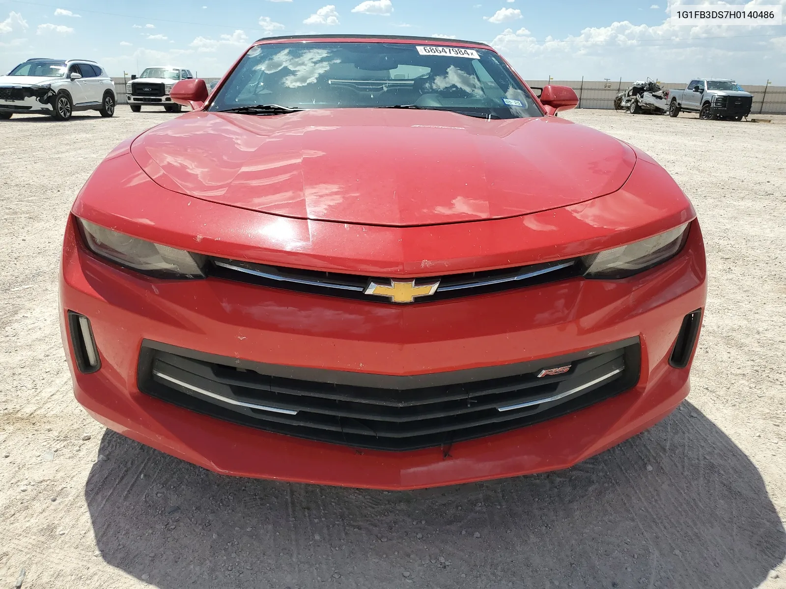 1G1FB3DS7H0140486 2017 Chevrolet Camaro Lt