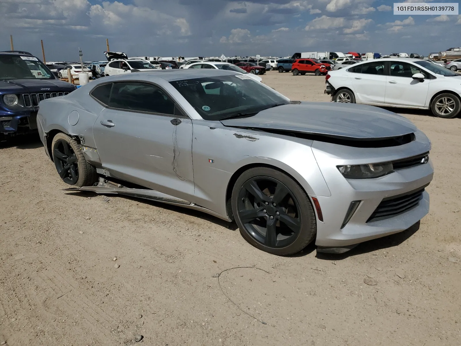 2017 Chevrolet Camaro Lt VIN: 1G1FD1RS5H0139778 Lot: 68815554