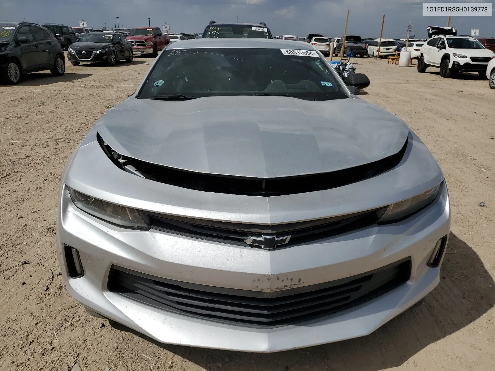 2017 Chevrolet Camaro Lt VIN: 1G1FD1RS5H0139778 Lot: 68815554